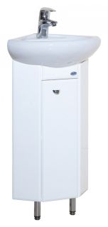 Тумба под раковину Bellezza Мими угловая 34см белый 00000001293