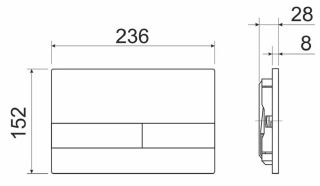 Комплект с инсталляцией Ceramica Nova CN6000_1002B_1000 унитаз Balearica CN6000 крышка-сиденье с микролифтом и инсталляция Envision CN1002B с чёрной матовой кнопкой смыва Flat