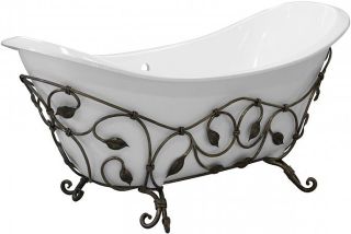 Кованая подставка для ванны Эстет Скарлетт В ФР-00001487 патина