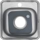 Мойка 3838 Melana 0,6/160 хром с сифоном (022 t *15)