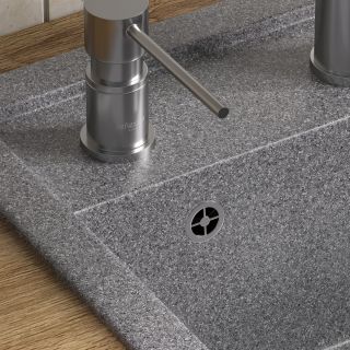 Мойка кухонная Reflexion Zia 51-GR RX1251GR гравий