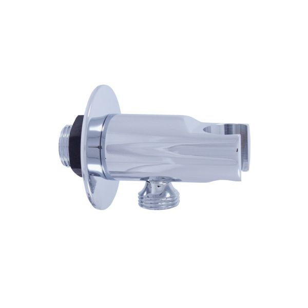 Шланговое подсоединение Rav Slezak MD0614R с держателем душа Хром