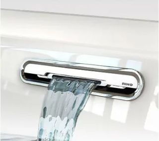 Акриловая ванна Riho Rethink Space Fall B115006005 R заполнение через перелив 180х110см белый