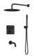 Душевой комплект Milleau Tissage TERMO 3SBIT/801Q-GB черный