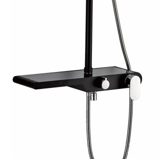 Душевая стойка Haiba HB2420 чёрный матовый