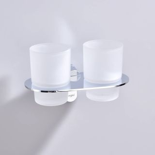 Стакан для ванной комнаты Raglo R300.08 двойной хром