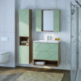 Ниша для тумбы Бриклаер Кристалл 4627125417092 80 см дуб гранж песочный