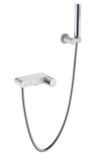 Смеситель для ванны Boheme Stick 123-WCR.2 белый/хром