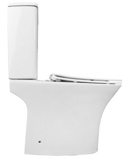 Azario Fretta Square AZ-5121 Унитаз-компакт безободковый, бачок, сиденье