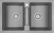 Мойка кухонная Paulmark Zwilling PM238150-GRM серый металлик