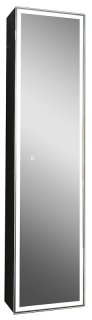 Зеркало-шкаф с подсветкой Continent Mirror Box Black МВК050 40см чёрный