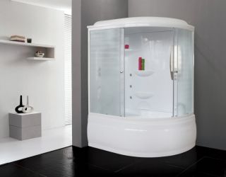 Душевой бокс Royal Bath ALP левый стекло матовое 150x100см RB150ALP-C-L