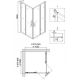 Душевой уголок Niagara NOVA NG- 6609-08 100x100 см