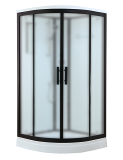 Душевая кабина Timo Standart T-6609BF Black Fabric 90x90см