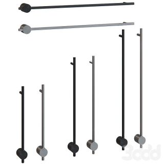 Электрический полотенцесушитель Broner Bruno BR.007.060.0000.SS 60 см с кнопкой сатин шёлк