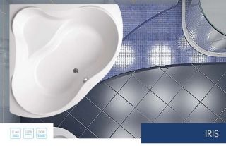 Акриловая ванна VagnerPlast Iris VPBA143IRI3X-04 143см белый