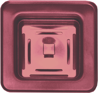 Выпуск для мойки Alveus 1127155 квадратный с вертикальным переливом POP UP COPPER