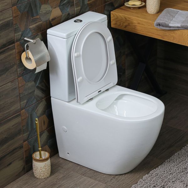 Унитаз-компакт Melana MLN-310308 безободковый белый