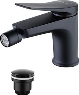 Смеситель для биде Lemark Bronx LM3708BL чёрный