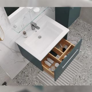 Тумба под раковину подвесная Velvex Posse tp.POS.OSK.65.1Y верде, 65 см