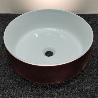 Раковина ArtCeram Cognac COL001 01 65 bianco/testa di moro белый 42 см