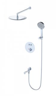 Душевой комплект Wonzon & Woghand WW-88929010-CR с термостатом хром