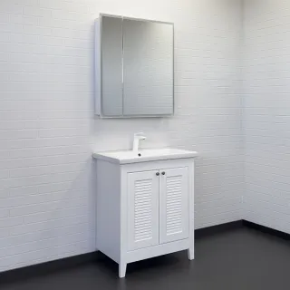 Тумба с раковиной Comforty Классик 00-00013804 70 см Белый