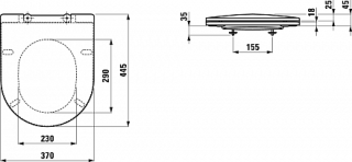 Сиденье для унитаза Laufen Pro 8.9896.5.000.000.1