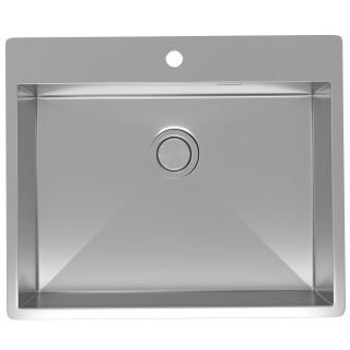 Мойка кухонная Reflexion Iseo 50-BL RX2260SS оружейная сталь