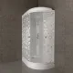 Душевая кабина Triton Коралл Щ0000061817 левая 120x80 см профиль белый стекло мозаика