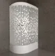 Душевая кабина Triton Коралл Щ0000061820 правая 120x80 см профиль белый стекло мозаика