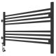 Полотенцесушитель электрический Laris Оливия ЧКЧ8 800x500 R 73207629 Черный муар