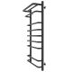 Полотенцесушитель водяной Laris Стандарт 73208013ЧМ с полкой П9 50x100см чёрный матовый