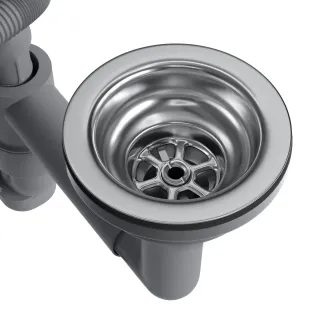 Выпуск для кухонной мойки Reflexion Part RX9003SS полированная сталь