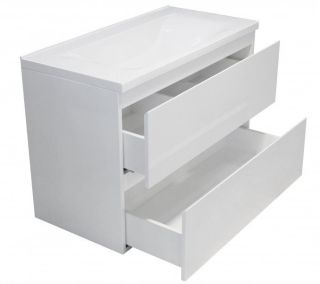 Подвесная тумба под раковину Эстет Bali ФР-00002082 65см два ящика белый