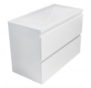 Подвесная тумба под раковину Эстет Bali ФР-00002082 65см два ящика белый