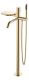Напольный смеситель для ванны Boheme Stick 129-GG.2 золото