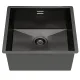 Мойка кухонная Reflexion Como 44-BL RX2044BLS оружейная сталь