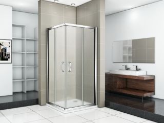 Душевой уголок Good Door Infinity CR -90-G-CH стекло матовое