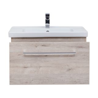 Тумба подвесная Dreja.Rus BIG INN 80 под умывальник Гармония 80, дуб кантри