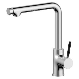 Смеситель для кухни Aquanika Vivo AQV4810CR  с выдвижным изливом хром