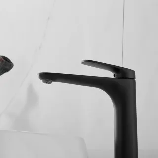 Смеситель для раковины Shevanik S8511H чёрный