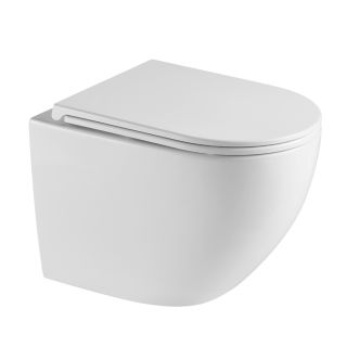 Подвесной унитаз Point Сатурн PN41901 безободковый белый