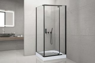 Душевой уголок Royal Bath HPV RB80HPV-T-BL 80x80см чёрный