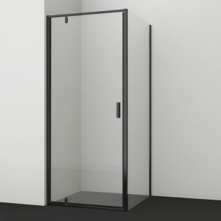 Душевой уголок Wasserkraft Elbe 74P02 80x80см чёрный матовый