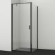 Душевой уголок Wasserkraft Elbe 74P02 80x80см чёрный матовый