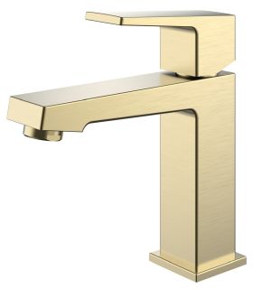 Смеситель для раковины Splenka S01.10.03 золотой сатин