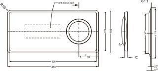 Дно для мойки из акрилового камня Alveus 1099915