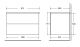 Тумба под раковину BelBagno подвесная 80x50см Rovere Moro ETNA-800-2C-SO-RW-P
