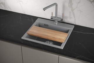 Мойка кухонная Granula 5201, АЛЮМИНИУМ